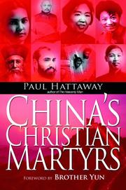 Cover of: China's Christian Martyrs
