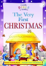 Cover of: Very First Christmas, The: Sticker Activity Book (Candle Bible for Toddlers) (Candle Bible for Toddlers)