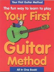 Cover of: Your First Guitar Method by Mary Thompson, Peter Pickow