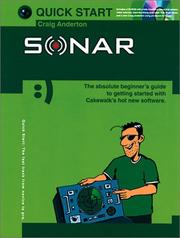 Cover of: Sonar by Craig Anderton