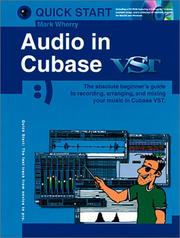 Cover of: Audio in Cubase Vst (Quick Start) | Mark Wherry