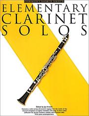 Cover of: Elementary Clarinet Solos (EFS 33) (Everybody's Favorite Series)