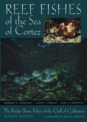 Cover of: Reef Fishes of the Sea of Cortez by Donald A. Thomson, Lloyd T. Findley, Alex N. Kerstitch