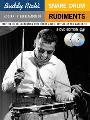 Cover of: Buddy Rich's Modern Interpretation of Snare Drum Rudiments