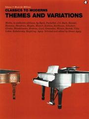 Cover of: Classics To Moderns Themes & Variation: (MFM 77) (Music for Millions, Vol. 77)