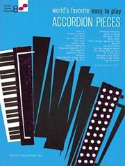 Cover of: Easy To Play Accordion Pieces (WFS 8) (Accordion/Melodeon) by 