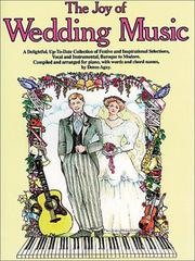 Cover of: The Joy Of Wedding Music (Joy Of...Series) by Denes Agay