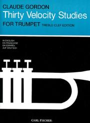 Cover of: 30 Velocity Studies for Trumpet