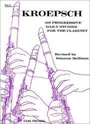 Cover of: 416 Progressive Daily Studies for the Clarinet - BK IV