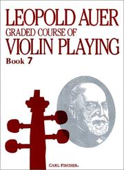 Cover of: Graded Course of Violin Playing, Book 7