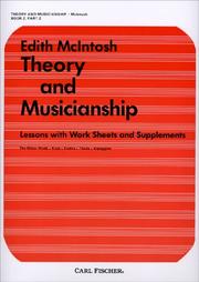 Theory and Musicianship by Edith McIntosh