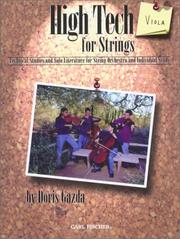 Cover of: High Tech for Strings, Viola by Doris Gazda