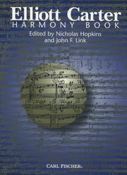 Cover of: Harmony Book by Elliott Carter, Elliott Carter