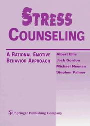 Cover of: Stress Counseling by Jack Gordon, Michael Neenan, Stephen Palmer