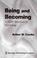 Cover of: Being and Becoming