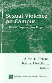 Cover of: Sexual Violence on Campus by Allen, J. Ottens