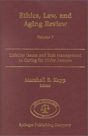 Cover of: Ethics, Law and Aging Review | Marshall B. Kapp