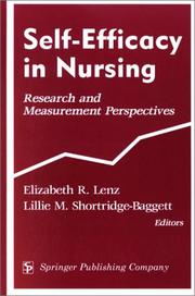 Cover of: Self Efficacy in Nursing: Research and Measurement Perspectives
