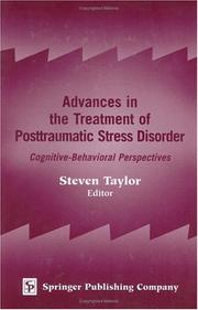Cover of: Advances In The Treatment Of Posttraumatic Stress Disorder: Cognitive-behavioral Perspectives