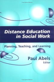 Cover of: Distance Education In Social Work by Paul Abels