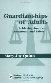 Cover of: Guardianships Of Adults | Mary Joy Quinn