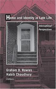 Cover of: Home and Identity in Late Life by 