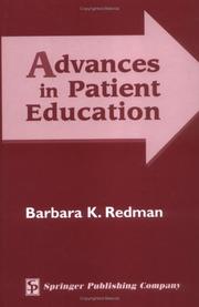 Advances in Patient Education by Barbara K. Redman