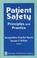 Cover of: Patient Safety