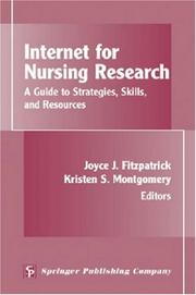 Cover of: Internet for Nursing Research: A Guide to Strategies, Skills, and Resources