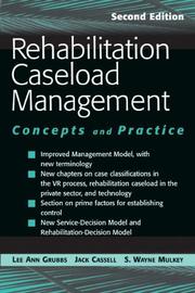 Cover of: Rehabilitation caseload management: concepts and practice