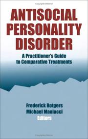 Cover of: Comparative treatment of antisocial personality disorder