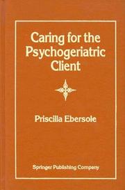 Cover of: Caring for the psychogeriatric client