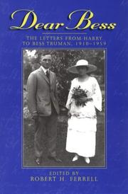 Cover of: Dear Bess by Harry S. Truman