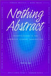 Cover of: Nothing abstract: investigations in the American literary imagination