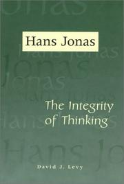 Hans Jonas by David J. Levy