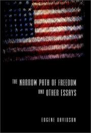 Cover of: The narrow path of freedom and other essays