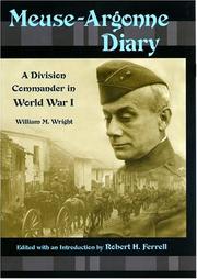 Meuse-Argonne diary by William M. Wright