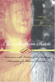Cover of: Clio's southern sisters: interviews with leaders of the Southern Association for Women Historians