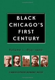 Cover of: Black Chicago's first century by Christopher Robert Reed
