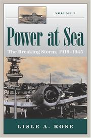 Cover of: Power at Sea: The Breaking Storm, 1919-1945