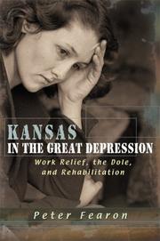 Cover of: Kansas in the Great Depression by Peter Fearon