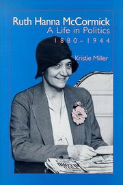 Cover of: Ruth Hanna McCormick by Kristie Miller