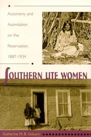 Cover of: Southern Ute women: autonomy and assimilation on the reservation, 1887-1934