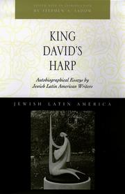 Cover of: King David's harp by edited with an introduction by Stephen A. Sadow.