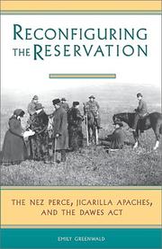 Cover of: Reconfiguring the Reservation by Emily Greenwald