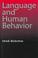 Cover of: Language and human behavior
