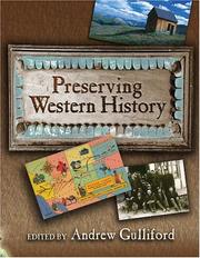 Cover of: Preserving Western history