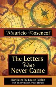 Cover of: The Letters That Never Came (Jewish Latin Amer Series)