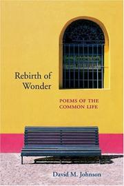 Cover of: Rebirth of Wonder: Poems of the Common Life (Mary Burritt Christiansen Poetry Series)