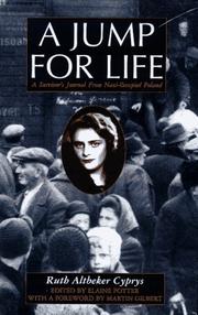 Cover of: A jump for life: a survivor's journal from Nazi-occupied Poland